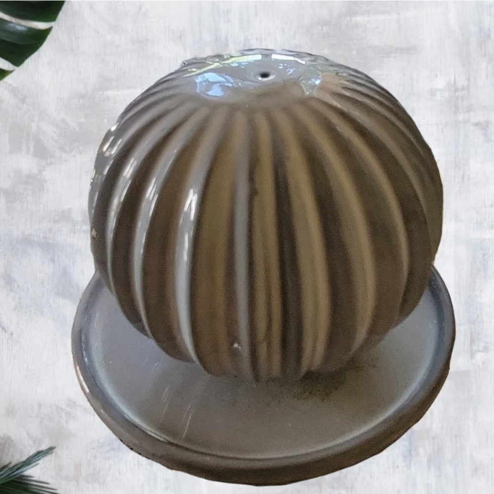 West Elm/Orb Tin Glaze Cactus Incense Holder